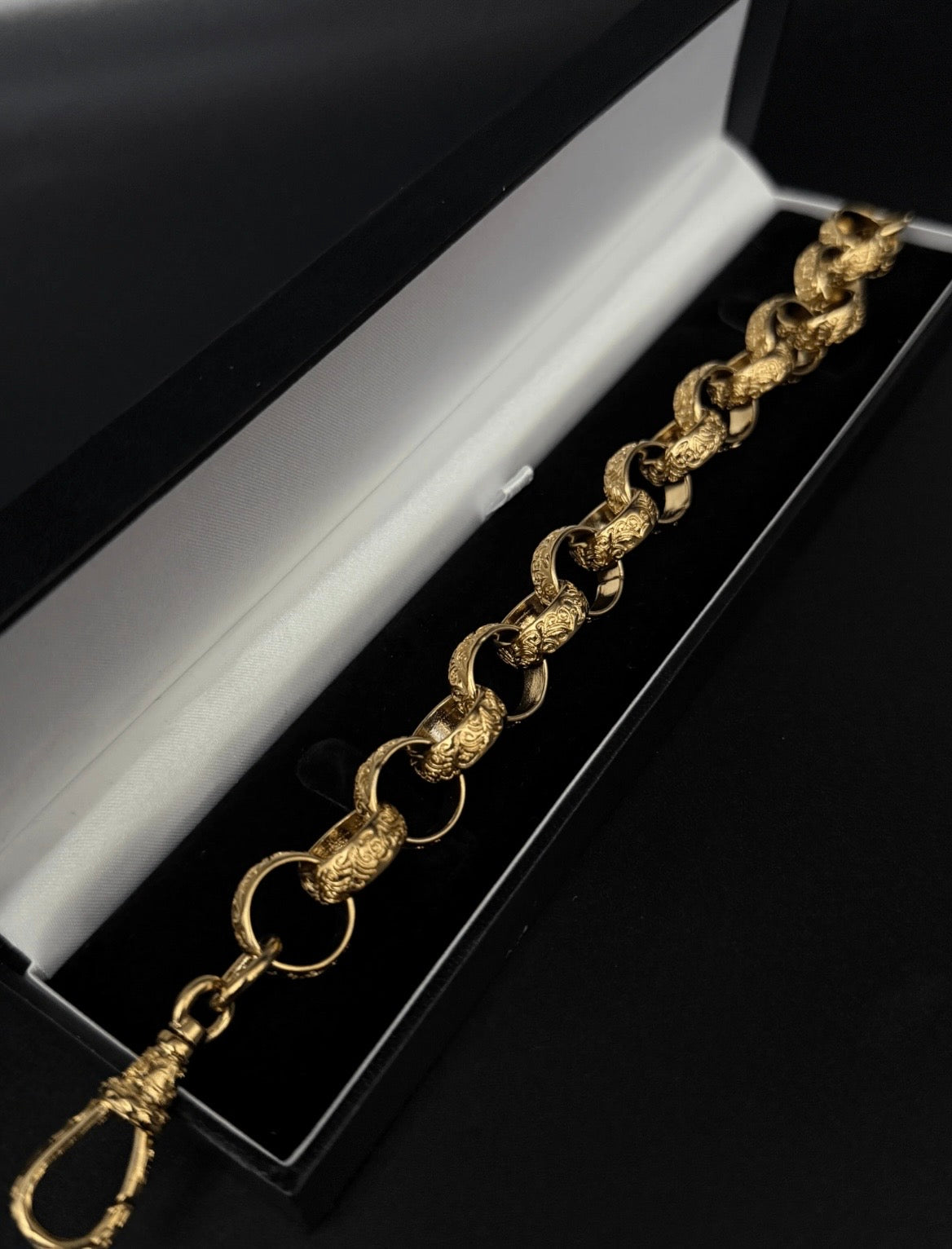 9ct Gold Filled Belcher bracelet 16mm
