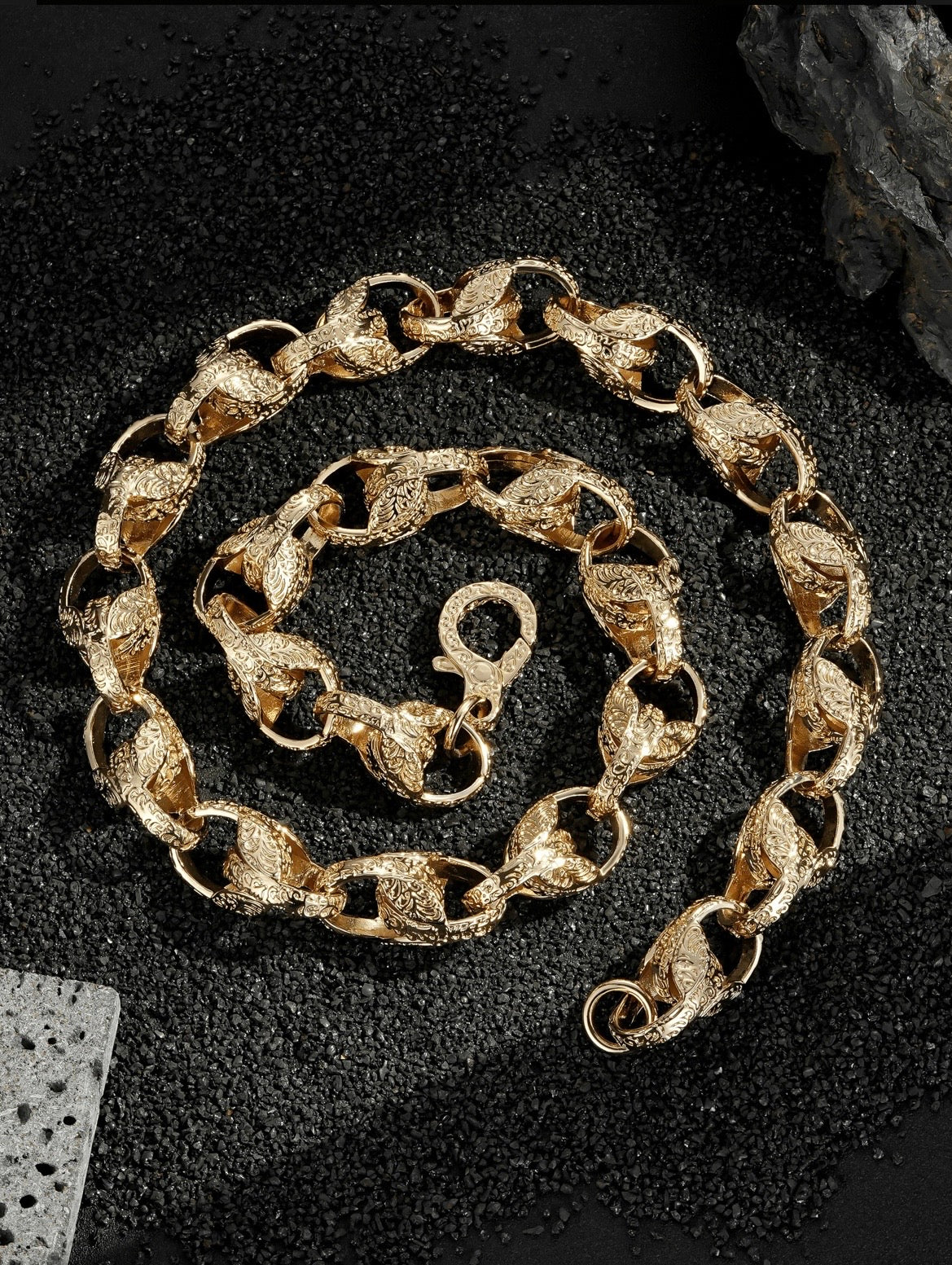 9ct Gold Filled Tulip Chain 20mm