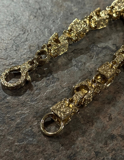 9ct gold filled lego bracelet 13mm